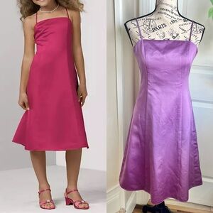 David's Bridal Purple Formal Dress